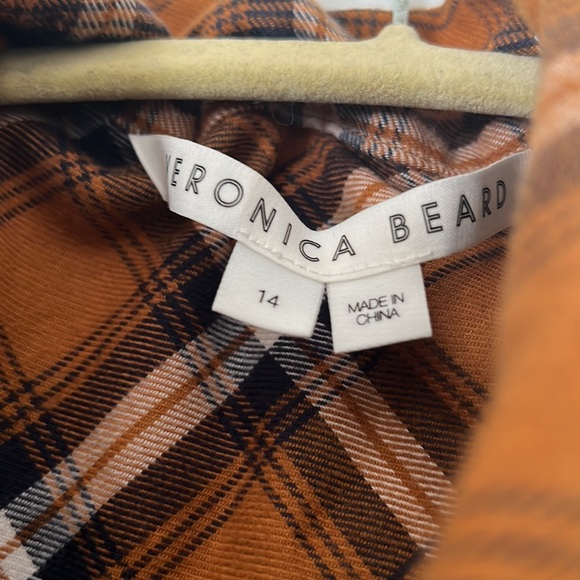 Veronica beard plaid dress size 14 - Picture 5 of 7